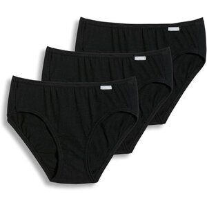 Women's Plus Size Cotton Bikini Underwear 3 Pack Soft Breathable Comfort